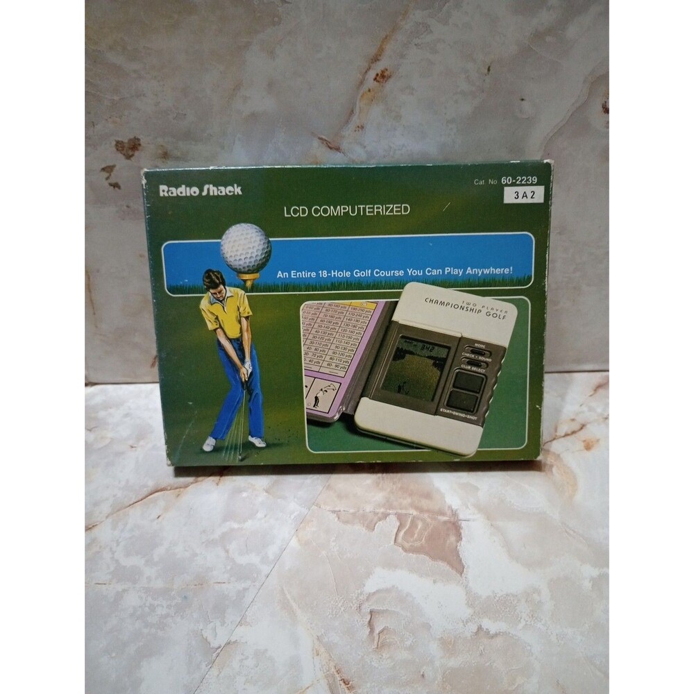 RADIO SHACK Two Player Championship Golf Handheld Game 60-2239 LCD Computerized